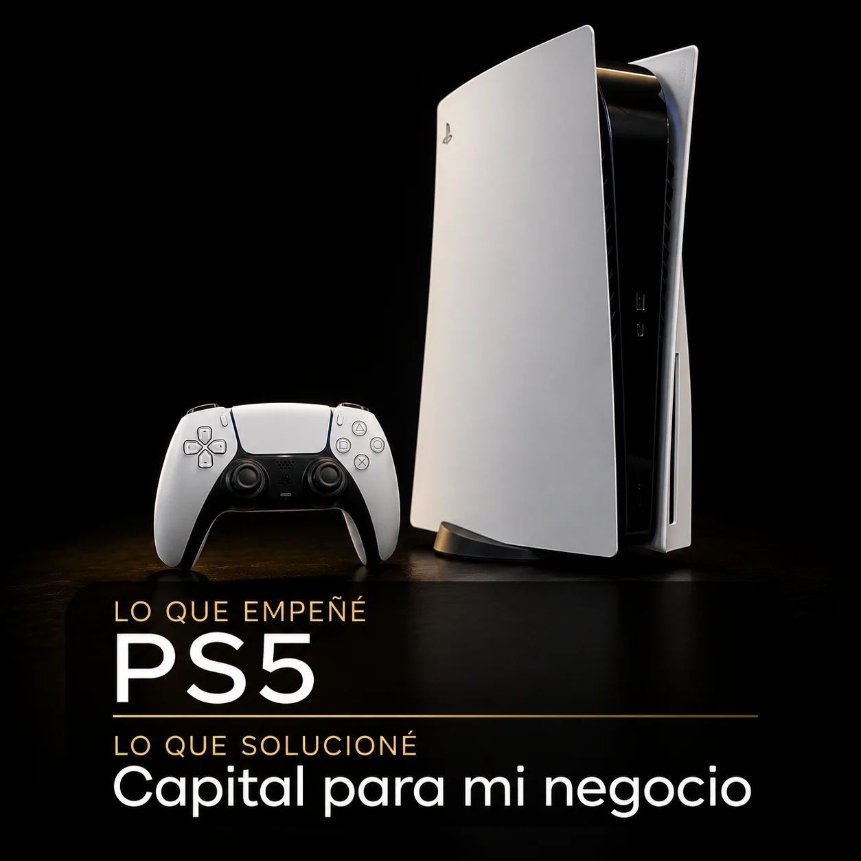 PS5 empeñada para obtener capital de trabajo