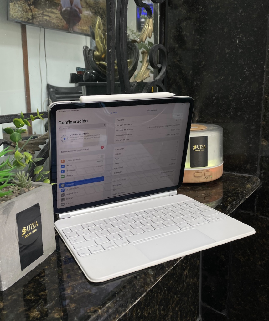 iPad con teclado negociado en nuestra sede